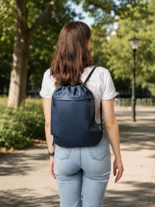 Sac à dos Auri | 8 L | Recyclé | Cordon de serrage | Déperlant | Poche avant