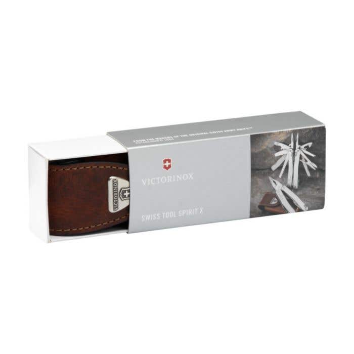 Multi-outil Victorinox Spirit X | 24 fonctions | Recyclé | Étui en cuir