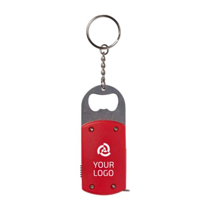 Sleutelhanger Medirlight | 3-in-1 | Ledlampje | Flesopener | Rolmaat