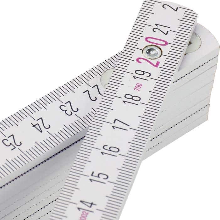 Mètre pliant Stabila Pro série 700 | Bois | 2 m | Échelle d'angle
