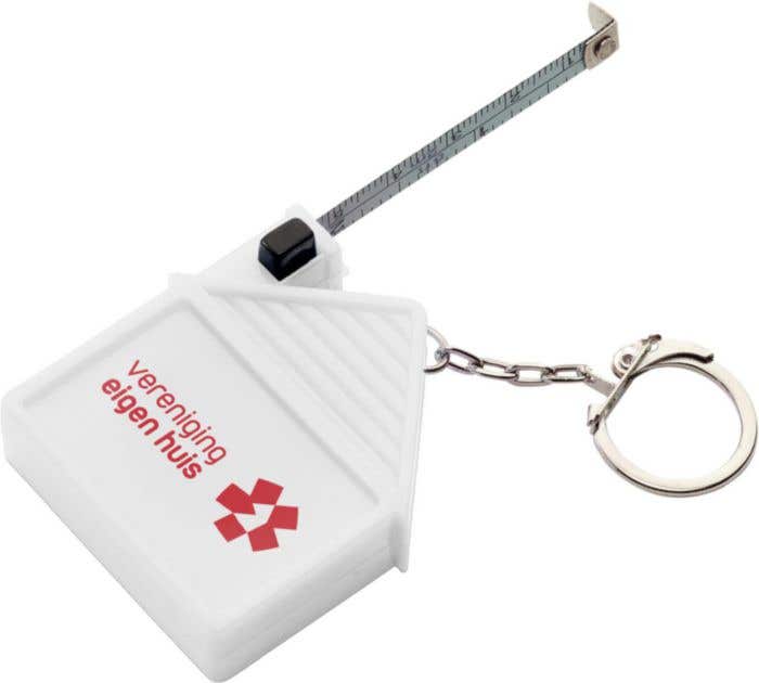 Sleutelhanger Home | Rolmeter 2 m | Huisvorm