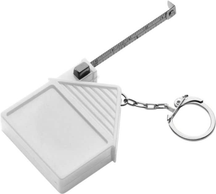 Sleutelhanger Home | Rolmeter 2 m | Huisvorm