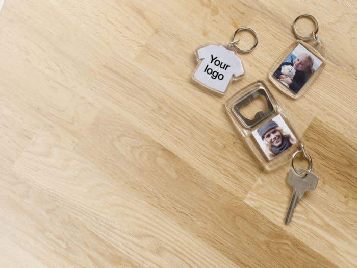 Sleutelhanger plexi Crystal