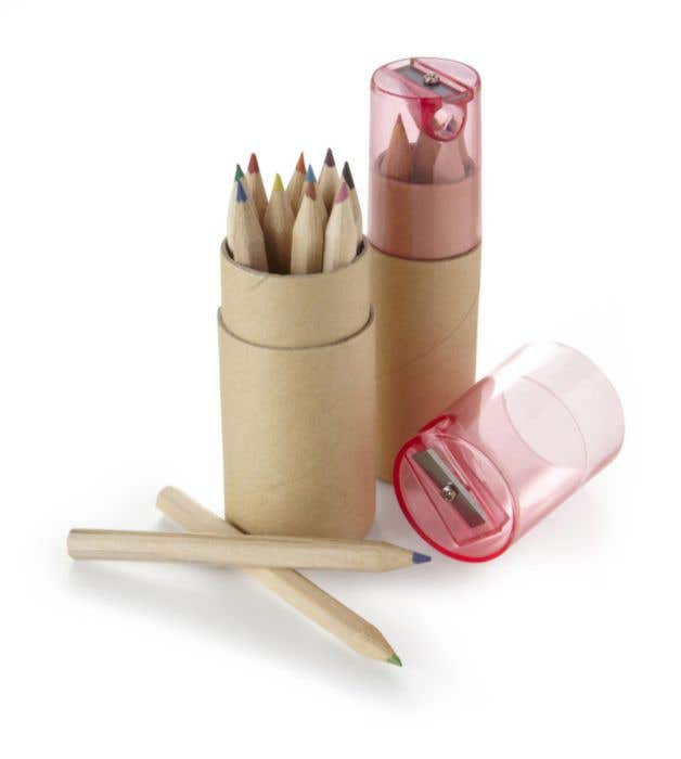 Kleurpotloden koker Duo Large