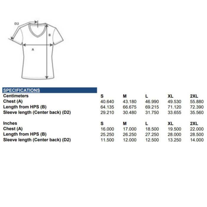 T-shirt Soft Style V-neck (dames)
