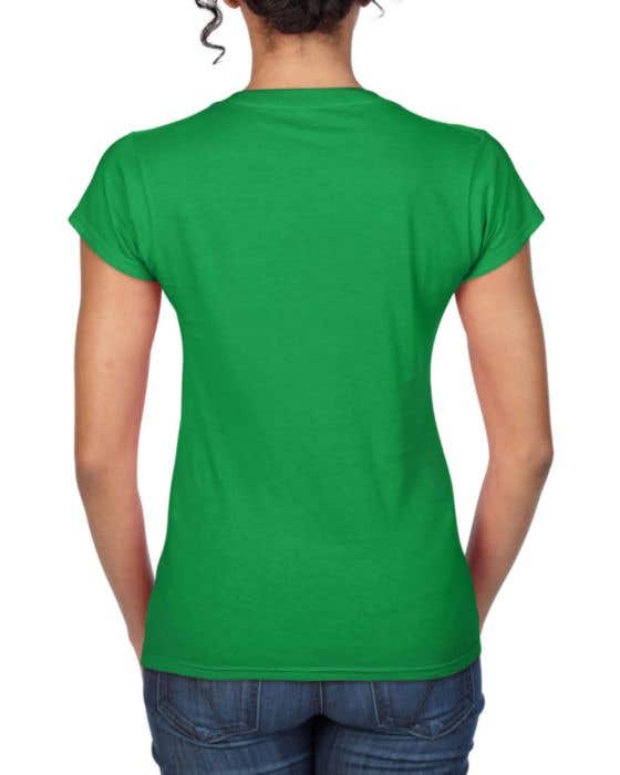 T-shirt Soft Style V-neck (dames)