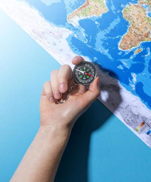 Sleutelhanger Compass