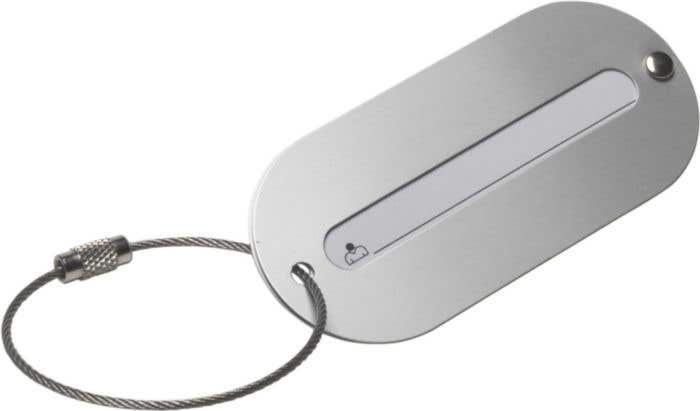 Bagagelabel Citytravel | Aluminium | Metalen sluiting