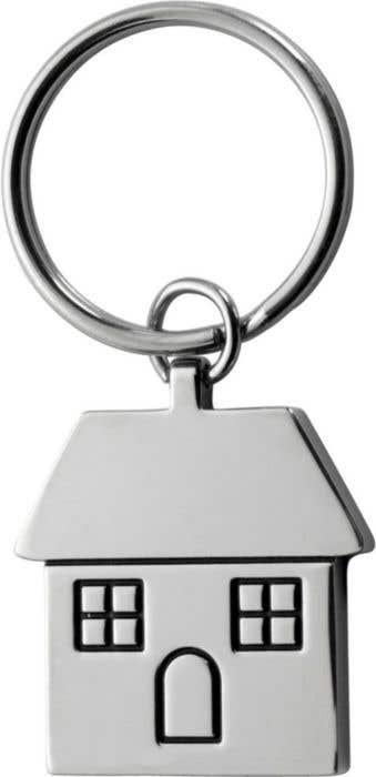 Sleutelhanger Home | Metaal | Huisvorm