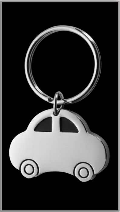 Sleutelhanger Auto | Autovorm | Metaal