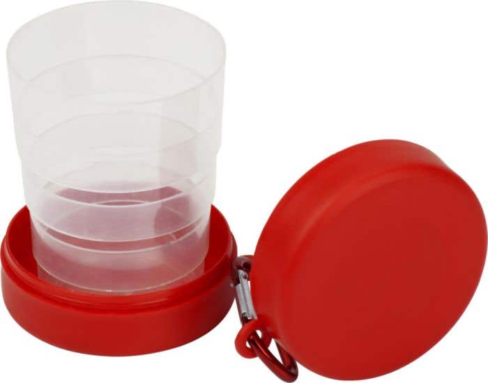 Gobelet de voyage Travelcup | 220 ml | Pliable | Mousqueton