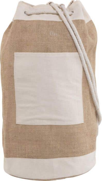 Sac de plage Natural | 15 L | Jute | Poche avant