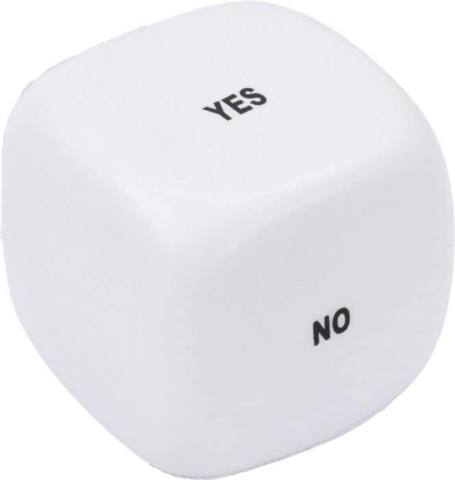 Stressbal Decisionmaker | Dobbelsteenvorm | 4,8 cm