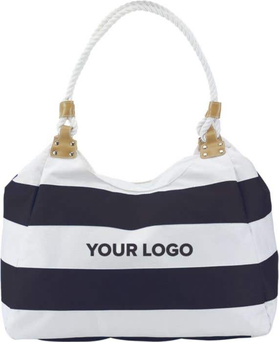 Strandtas Femiline | 20 L | Touwhengsels | Gestreept