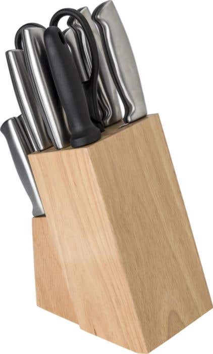 Messenset Topchef | RVS | 14-delig | Met messenblok