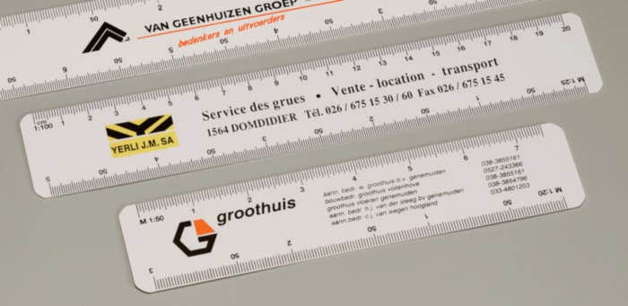 Meetlat 4-Scale 15 cm