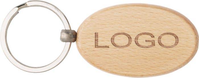 Sleutelhanger Madera Oval