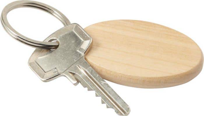 Sleutelhanger Madera Oval