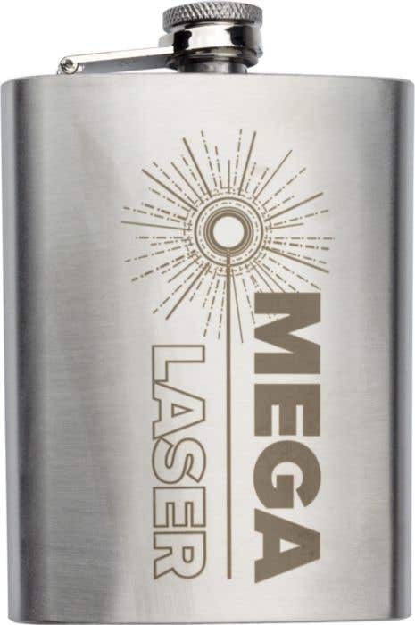 Heupfles Shot | 240 ml | RVS | Schroefdop