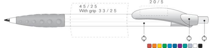 Balpen Cosmo Hardcolor Grip