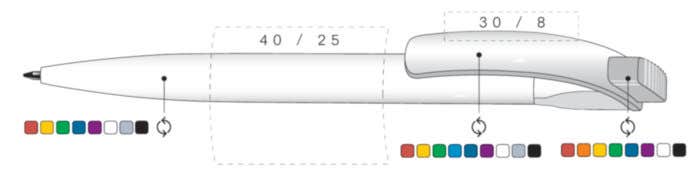 Balpen Cube Transparant