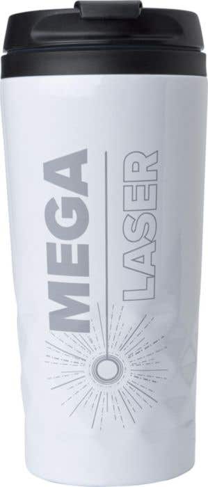 Mug de voyage Chauffy | 300 ml | Inox | Double paroi | Couvercle à clip