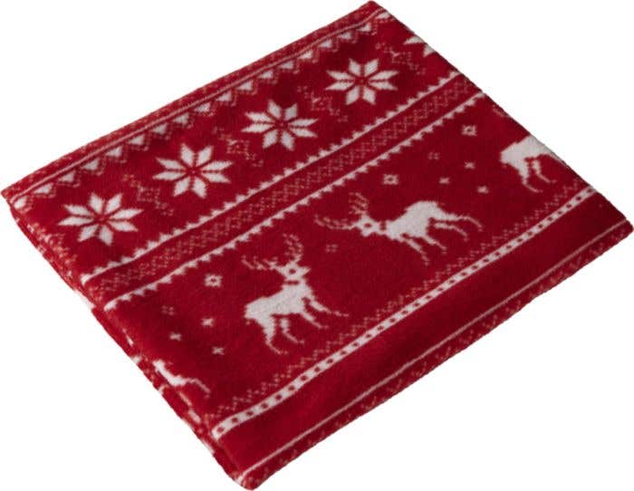 Deken Reindeer | Fleece | 180 g/m² | 120x150 cm | Rendierprint