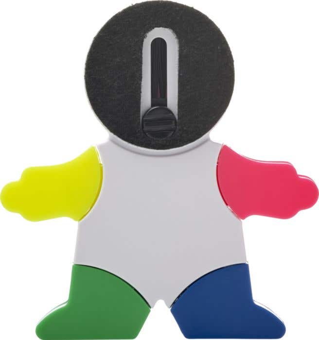 Marqueur Fluoclean | 4 couleurs | Brosse pour clavier