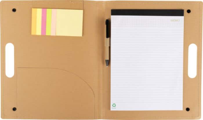 Conférencier Cartostick | A4 | Carton | Notes repositionnables | Bloc-notes | Avec stylo
