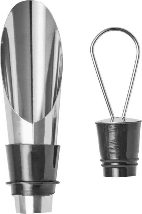 Set à vin Douro | Inox | 2 pièces | Couteau de sommelier et bouchon