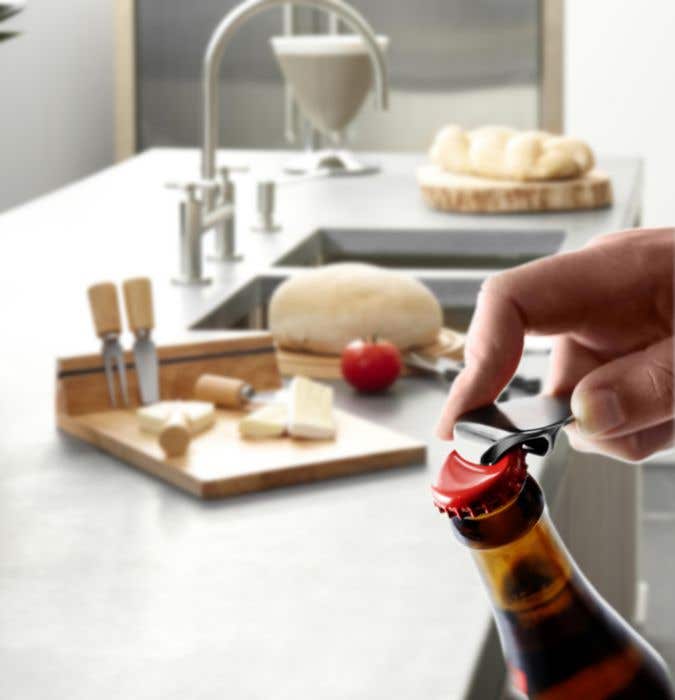 Sleutelhanger Calinca | Flesopener | Metaal