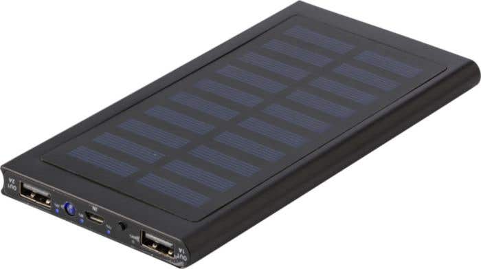Powerbank Solium | 8.000 mAh | Solar | LED-indicator