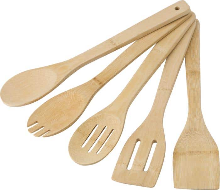 Spatelset Cuiso | Bamboe | 5-delig