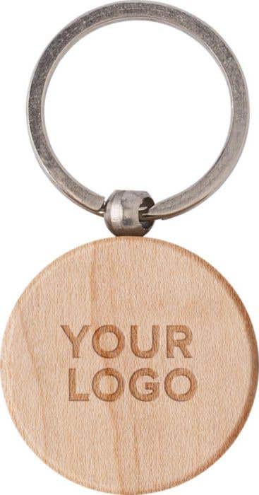 Porte-clés Madera Round | Bois