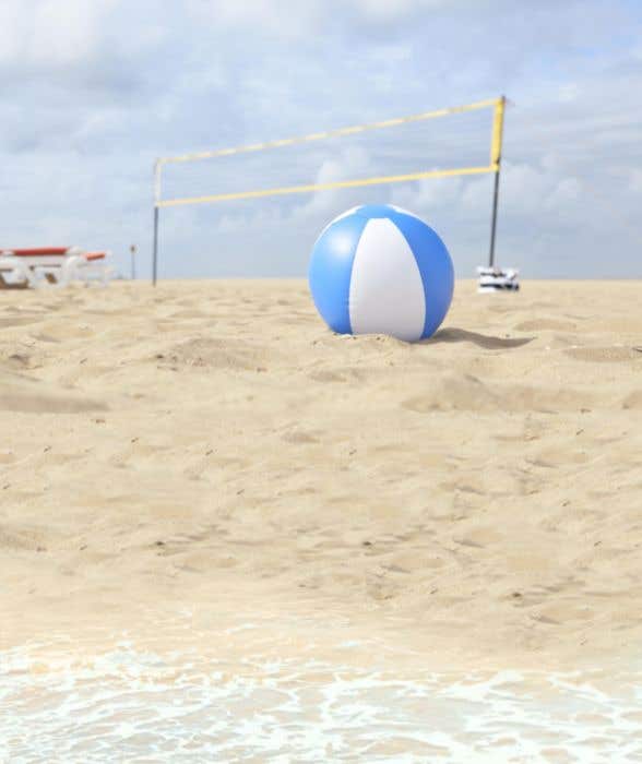 Strandbal Playtime bicolor