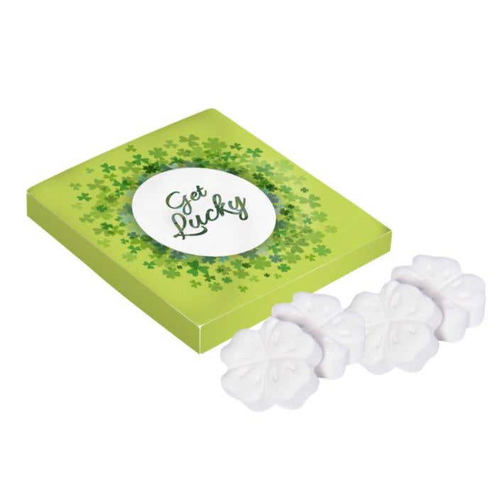 Boîte menthe Trèfles