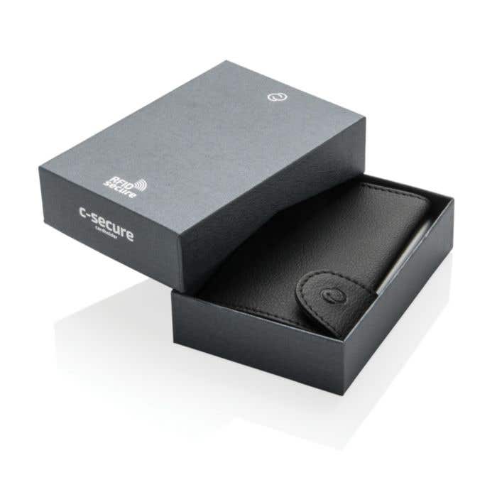 Porte-cartes Portefeuille anti RFID C-Secure
