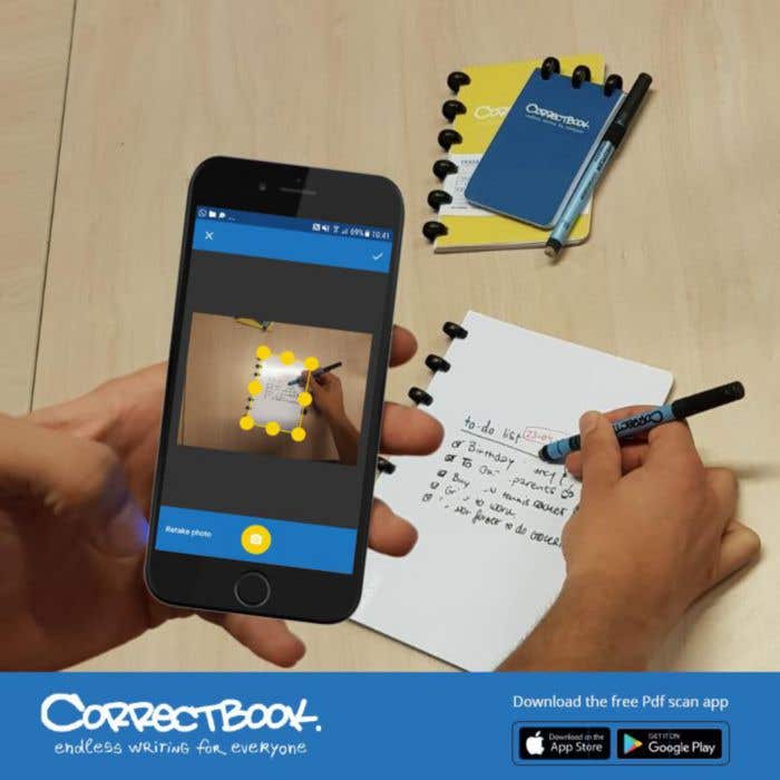 Correctbook Couverture rigide en simili-cuir A5