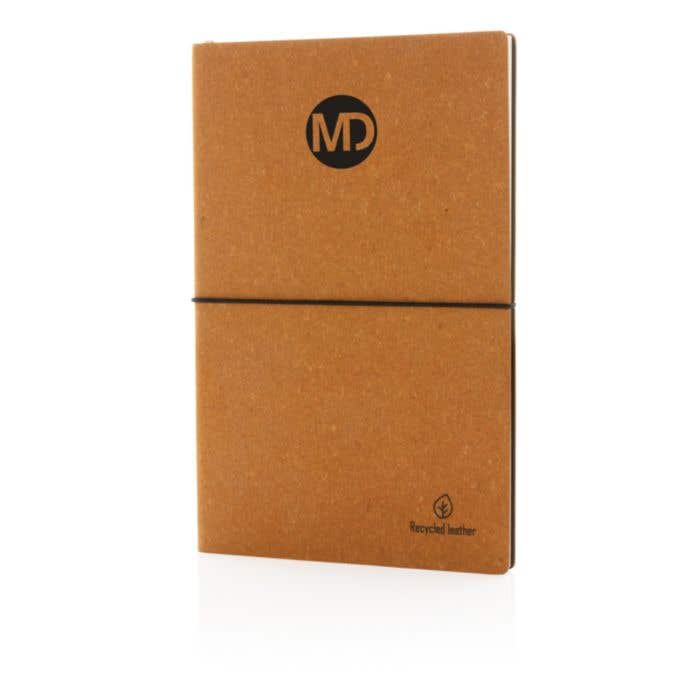 Carnet en cuir recyclé A5