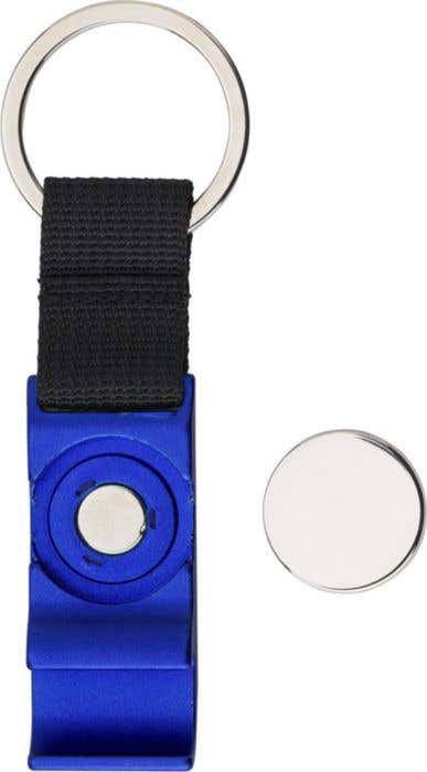 Sleutelhanger Trolleycoin | Flesopener | Winkelwagenmunt