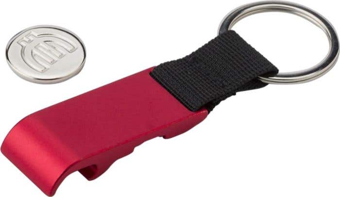 Sleutelhanger Trolleycoin | Flesopener | Winkelwagenmunt