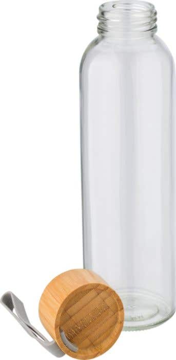 Drinkfles Vidrobam | 500 ml | Glas | Bamboe dop