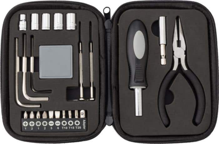 Gereedschapsset Leathertool | 24-delig | In etui