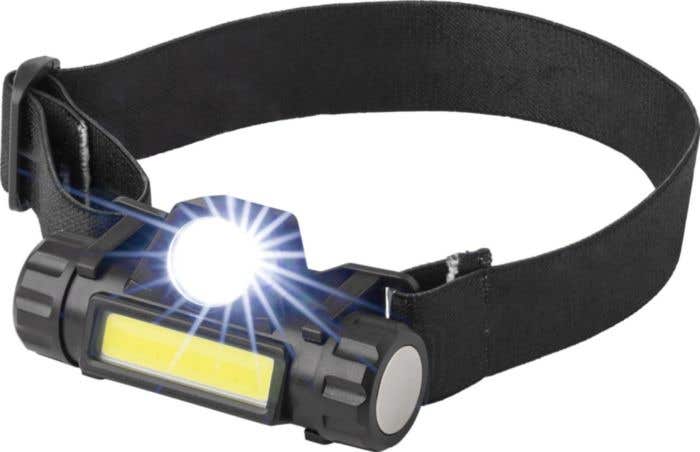 Lampe frontale Duofocus | LED et COB | Rechargeable