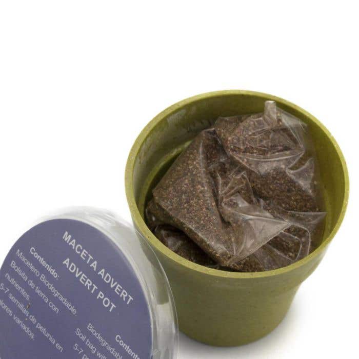 Pot de fleurs Advert