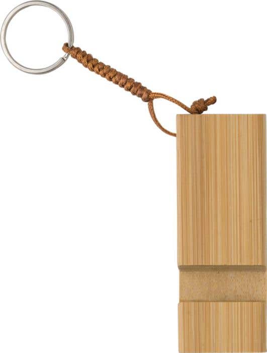 Sleutelhanger Woodcall | Bamboe | Telefoonhouder