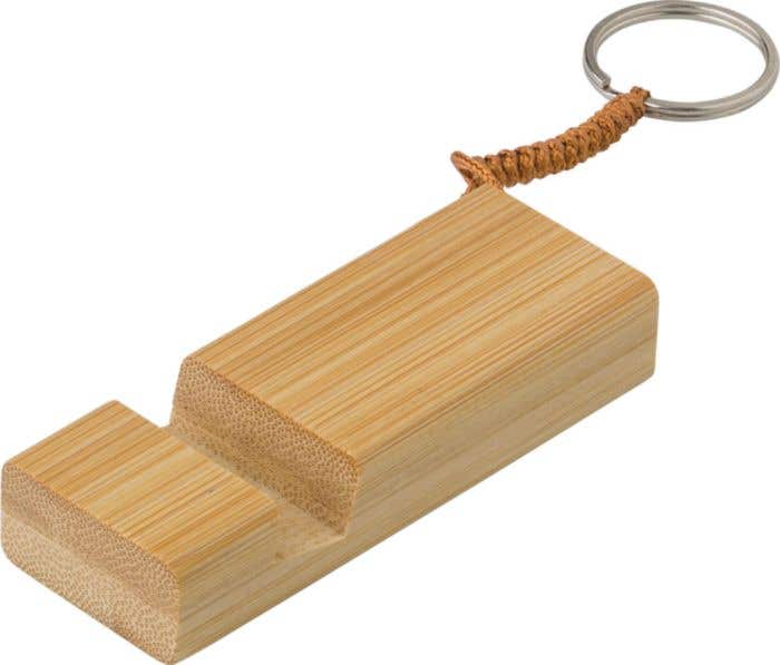 Sleutelhanger Woodcall | Bamboe | Telefoonhouder