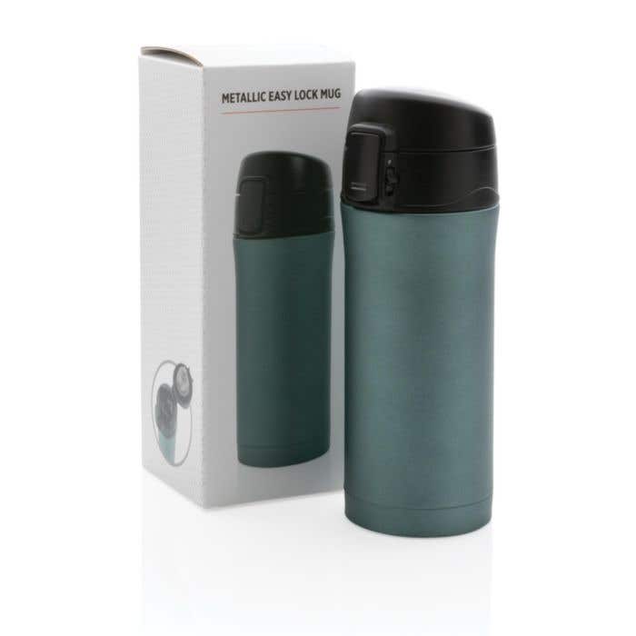 Thermosbeker Easy Lock Metallic