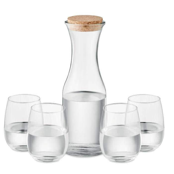 Waterkaraf met glazen Piccadilly (1L)