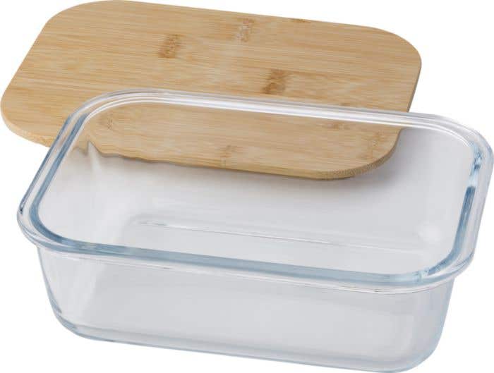 Lunchbox Nicole | 900 ml | Glas | Bamboe deksel